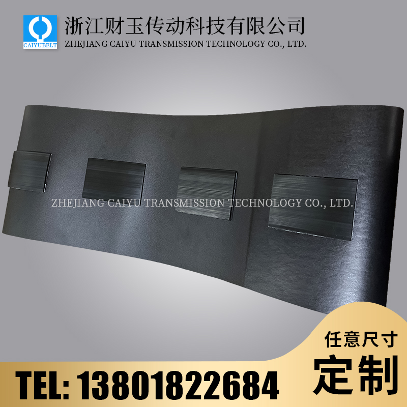 浙江財(cái)玉傳動(dòng)科技有限公司/CAIYUBELT/黑色PVC輸送帶