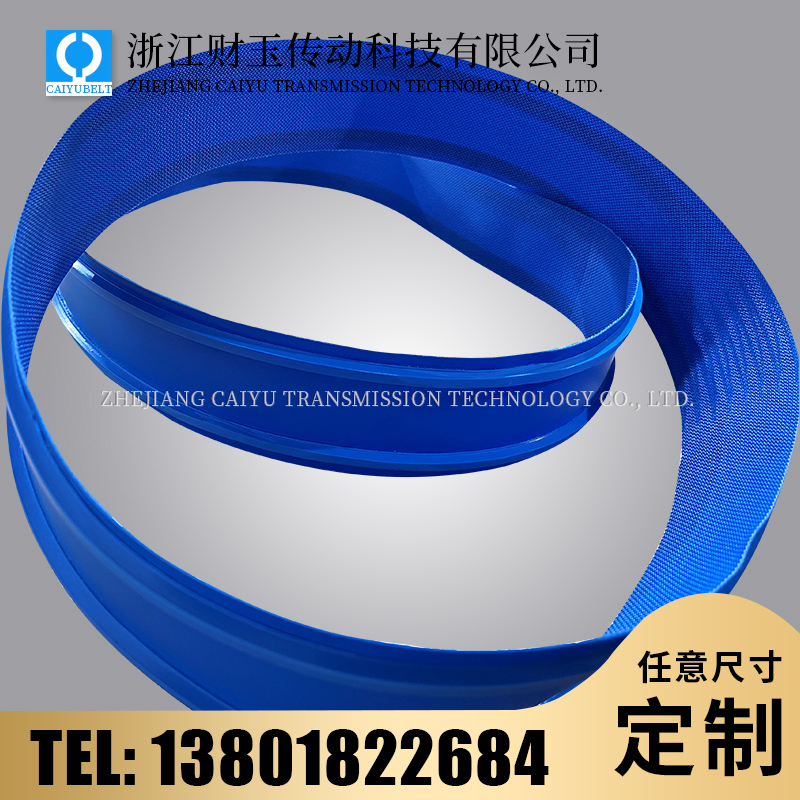 藍色PU食品輸送帶