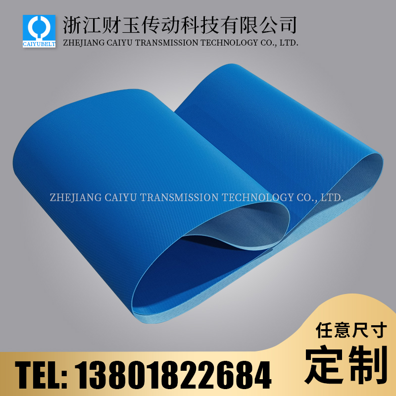 浙江財(cái)玉傳動(dòng)科技有限公司/CAIYUBELT/藍(lán)色鉆石紋輸送帶