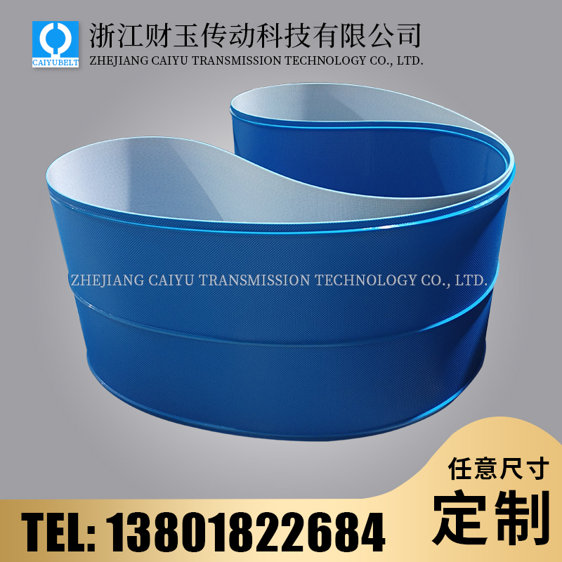 浙江財玉傳動科技有限公司/CAIYUBELT/藍(lán)色鉆石紋輸送帶