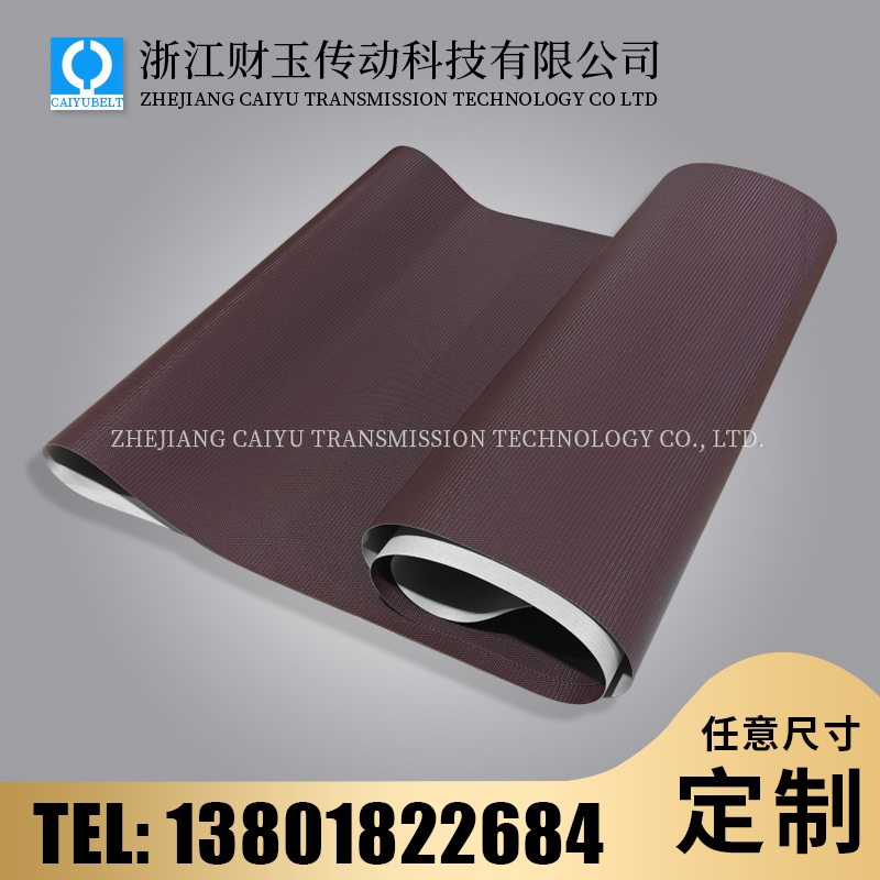浙江財玉傳動科技有限公司/CAIYUBELT/PU網(wǎng)眼花紋輸送帶