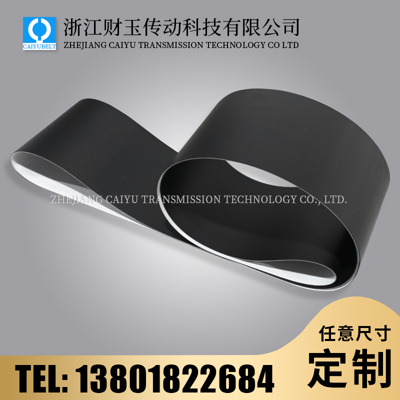 浙江財(cái)玉傳動(dòng)科技有限公司/CAIYUBELT/黑色亞光輸送帶